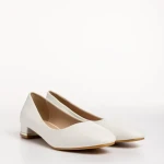 Дамски  обувки  бели  от еко кожа  Bernarda