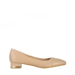 Дамски  обувки  бежови  от еко кожа  Bernarda