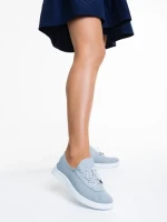 Всекидневни дамски обувки сини от естествена кожа  Nilda