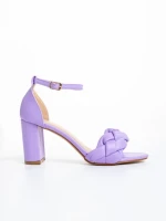 Дамски сандали  лилави от еко кожа  Luigia