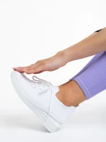 Дамски спортни обувки  бели  от текстилен материал  Davinia