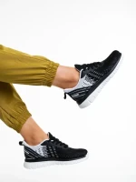 Дамски спортни обувки  черни  от текстилен материал  Judie