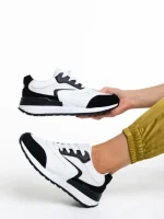 Дамски спортни обувки  черни  от текстилен материал  Taika
