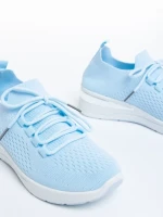 Дамски спортни обувки  сини  от текстилен материал  Davinia
