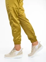 Дамски спортни обувки  бежови от текстилен материал  Judie