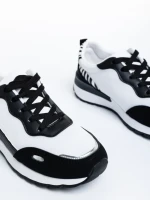 Дамски спортни обувки  черни  от текстилен материал  Idella