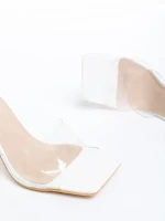 Дамски сандали  бели  от синтетичен материал  Alita