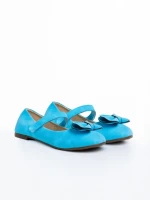 Детски балерини  сини  от еко кожа  Briani