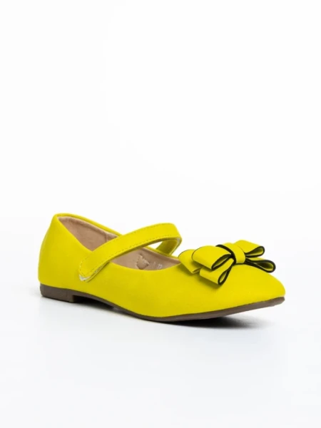 Детски балерини  зелени  от еко кожа  Estreya