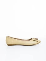 Дамски балерини  бежови  от еко кожа  Roxelana