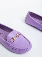 Дамски мокасини  лилави  от еко кожа  Cheyenne