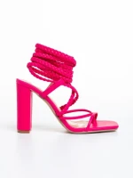 Дамски сандали  цикламени  от еко кожа  Elesia