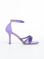 Дамски сандали  лилави  от еко кожа  Brittany