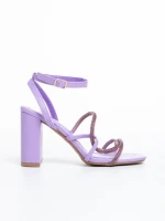 Дамски сандали  лилави  от еко кожа   Amaia