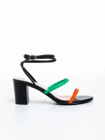 Дамски сандали  черни  от еко кожа  Malayah