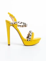 Дамски сандали  черни  от еко кожа  Ralene