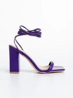 Дамски сандали  лилави  от еко кожа Berenise