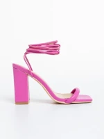 Дамски сандали  цикламени  от еко кожа Berenise