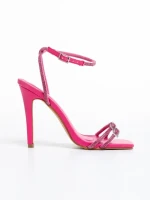 Дамски сандали  цикламени  от еко кожа Edelmira