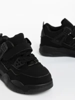 Детски спортни обувки  черни  от еко кожа Rayan