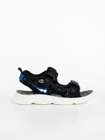 Детски сандали  черни  от текстилен материал  Piero