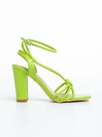 Дамски сандали  зелени  от еко кожа Lakira