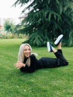 Дамски спортни обувки тъмно сини от текстилен материал  Lorinda