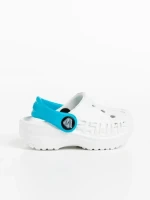 Детски чехли бели със синьо от синтетичен материал Lexani