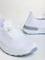 Мъжки спортни обувки бели от текстилен материал  Lucius