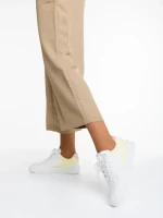 Дамски спортни обувки  бели със жълто  от еко кожа   Sameria