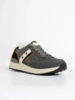 Мъжки спортни обувки сиви  от текстилен материал  Hernan