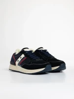 Мъжки спортни обувки сини  от текстилен материал  Hernan