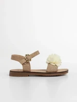 Детски сандали  златисти  от еко кожа Ronita
