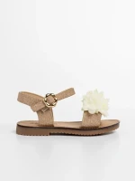 Детски сандали  златисти  от еко кожа Ronita