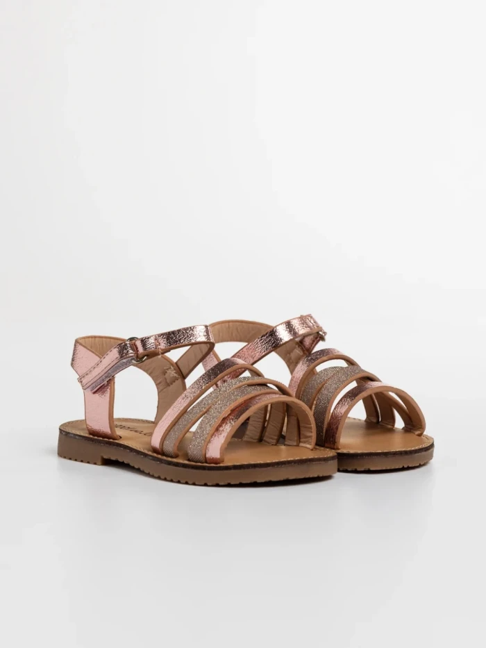 Детски сандали  розови  от еко кожа Reneta