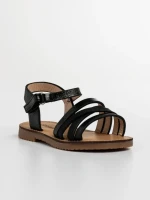 Детски сандали  черни от еко кожа Reneta