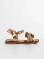 Детски сандали  златисти  от еко кожа Reneta