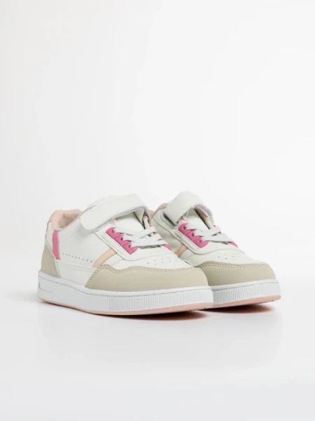 Детски спортни обувки  розови  от еко кожа Camia