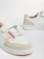 Детски спортни обувки  розови  от еко кожа Camia