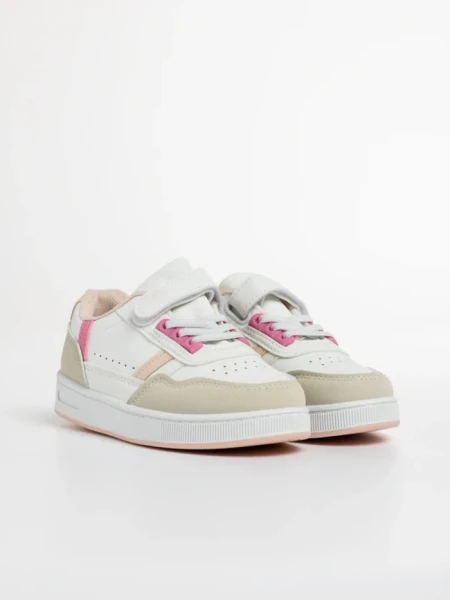 Детски спортни обувки  розови  от еко кожа Camia