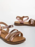 Детски сандали  розови  от еко кожа Reneta