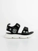 Детски сандали  черни от текстилен материал  Tadeo