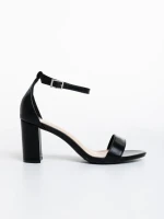 Дамски сандали  черни  от еко кожа  Capria