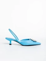 Дамски обувки  сини от еко кожа  Salinda