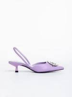 Дамски обувки  лилави  от еко кожа  Salinda