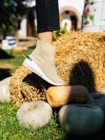 Дамски Спортни Обувки бежови от текстилен материал Maren