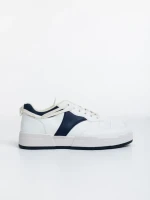Мъжки Спортни Обувки бели с тъмно синьо от еко кожа Verdell