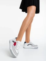 Дамски спортни обувки бели от еко кожа Anuja