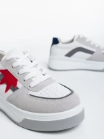 Дамски спортни обувки бели от еко кожа Anuja