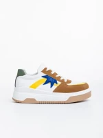 Дамски спортни обувки камел от еко кожа Anuja